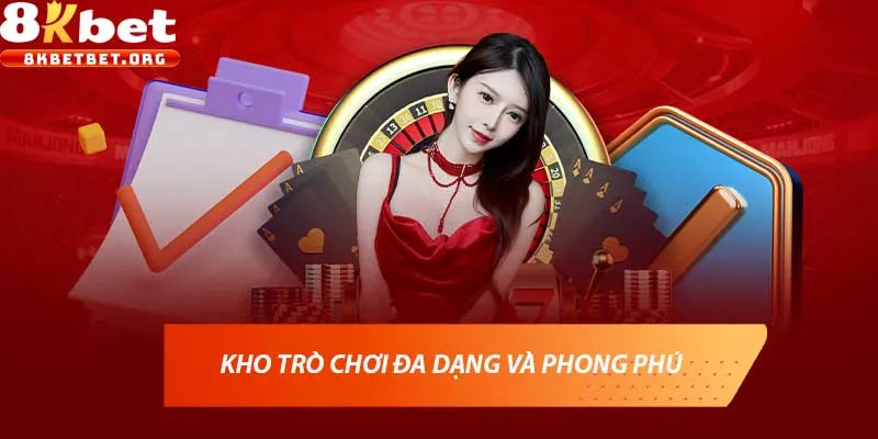 Kho trò chơi đa dạng và phong phú