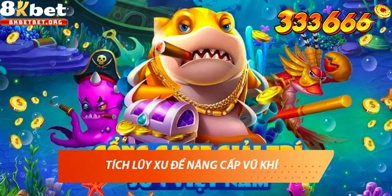Tích lũy xu để nâng cấp vũ khí